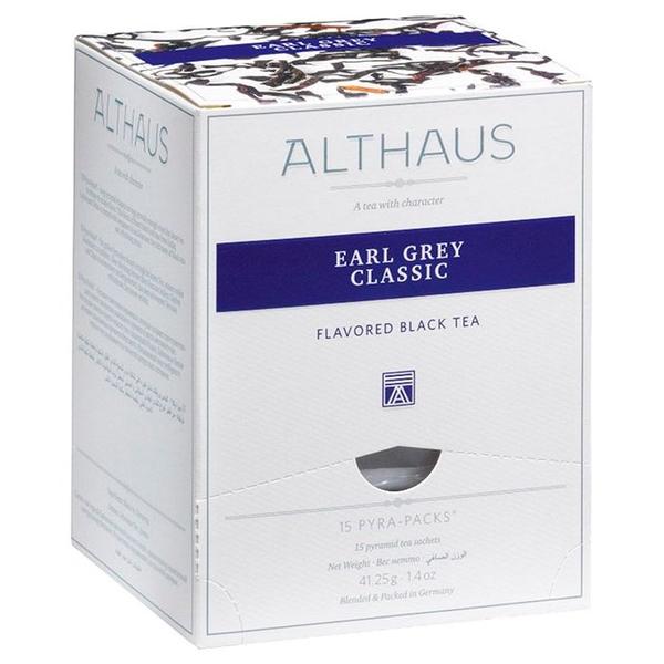 Чай черный Althaus Earl Grey Classic в пирамидках