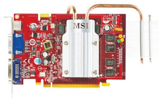 MSI GeForce 8600 GT 540Mhz PCI-E 512Mb 800Mhz 128 bit DVI TV HDCP YPrPb Shader O.C.