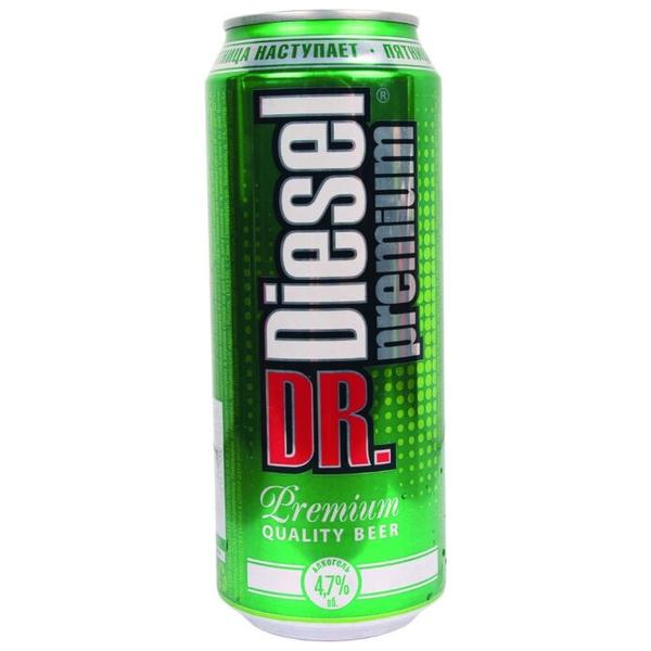 Пиво светлое Dr. Diesel 0.45 л