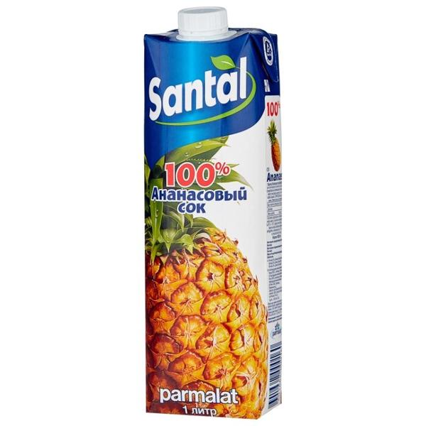 Сок Santal Ананас, с крышкой, без сахара