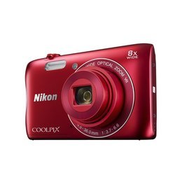Nikon Coolpix S3700 + кейс + 8Gb (VNA822K003) (красный)