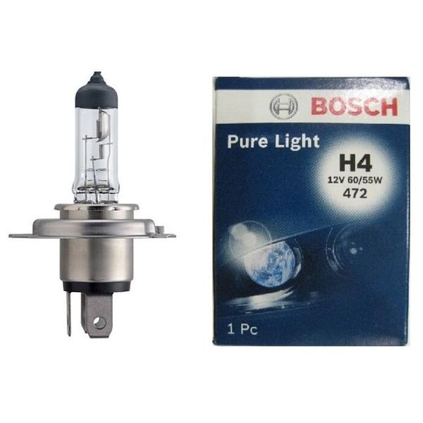 Лампа автомобильная галогенная Bosch Pure Light 1987302041 H4 12V 60/55W 1 шт.