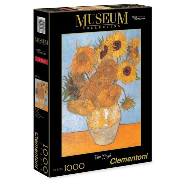 Пазл Clementoni Museum Collection Подсолнухи В. Ван Гог (31438), 1000 дет.
