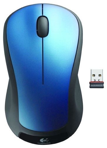 Logitech M310 Wireless Mouse with Nano Receiver Peacock Blue USB