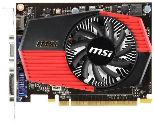 MSI GeForce GT 430 700Mhz PCI-E 2.0 1024Mb 1800Mhz 128 bit DVI HDMI HDCP