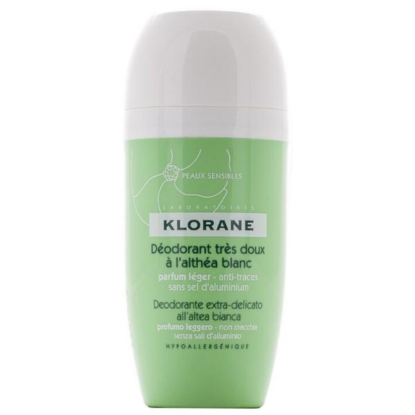 Klorane дезодорант, ролик, с белым алтеем для чувствительной кожи