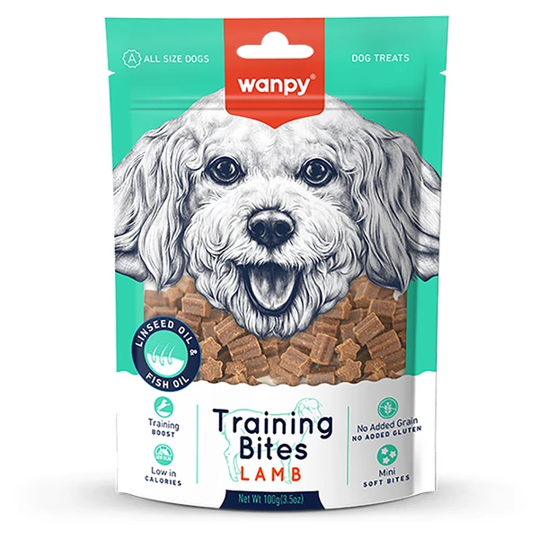 Wanpy Dog Лакомство для собак "Тренировочные кусочки" из ягненка