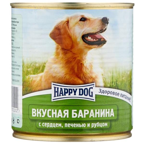 Корм для собак Happy Dog NaturLine баранина, сердце, печень, рубец 750г