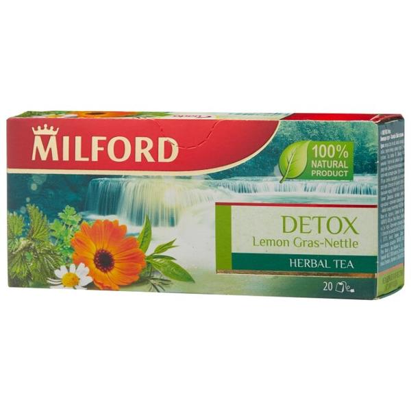 Чайный напиток травяной Milford Detox в пакетиках