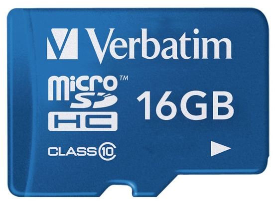 Verbatim Tablet microSDHC Class 10 UHS-1 + SD adapter