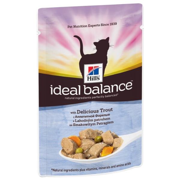 Корм для кошек Hill's Ideal Balance с форелью 85 г