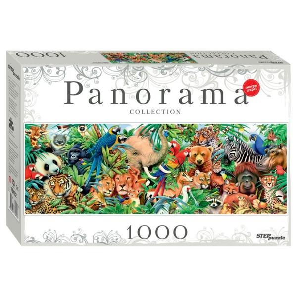 Пазл Step puzzle Panorama Мир животных (79402), 1000 дет.
