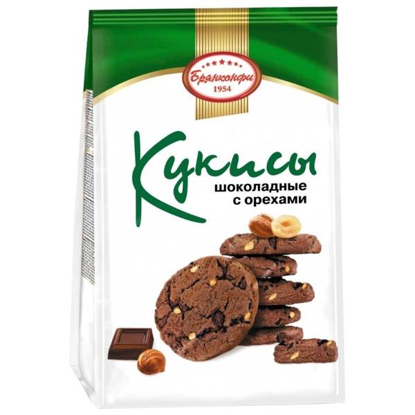Печенье Брянконфи Кукисы шоколадные с орехами, 295 г