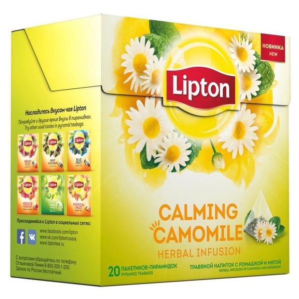 Чайный напиток травяной Lipton Calming Cаmomile в пирамидках