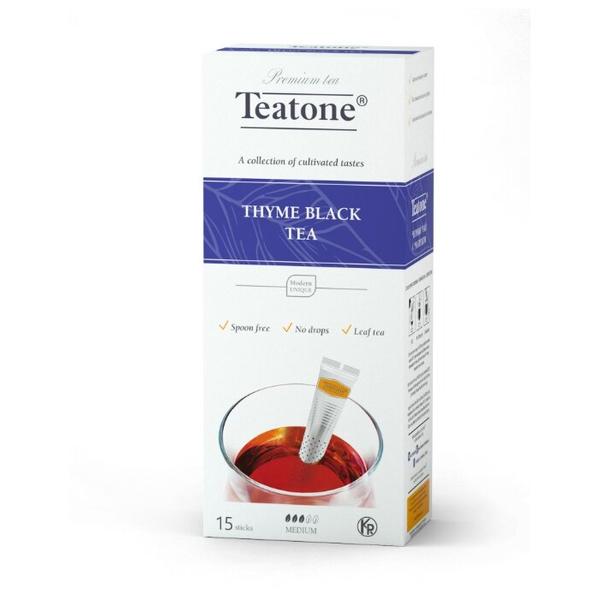 Чай черный Teatone с чабрецом в стиках