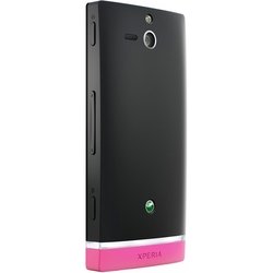 Sony Xperia U (черно-розовый)