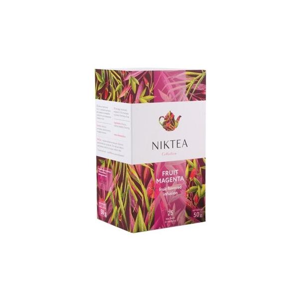 Чайный напиток красный Niktea Fruit magenta в пакетиках