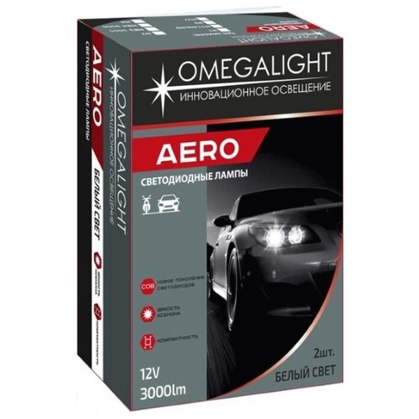 Лампа автомобильная светодиодная Omegalight Aero OLLEDH1AERO-2 H1 24W 2 шт.