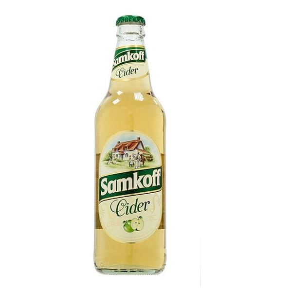 Сидр Samkoff Cider яблочный полусладкий 0.75л