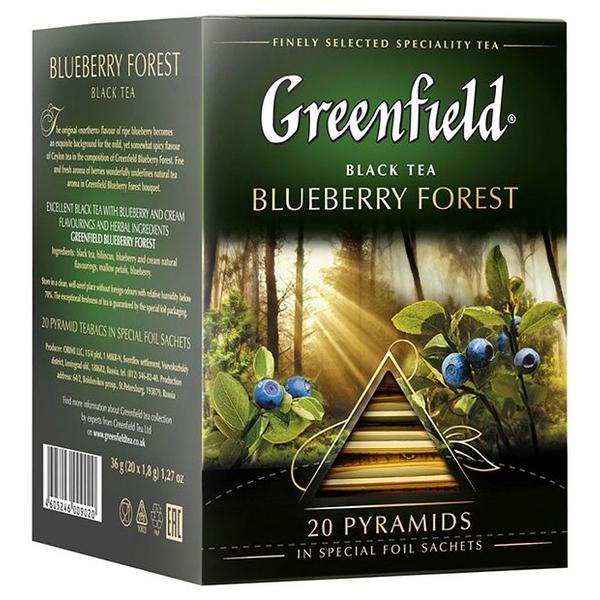 Чай черный Greenfield Blueberry Forest в пирамидках