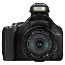 Canon PowerShot SX40 (black 12,1Mpix Zoom35x 2.7 1080 SDHC IS opt 0minF rotLCD VF HDMI NB-10L)