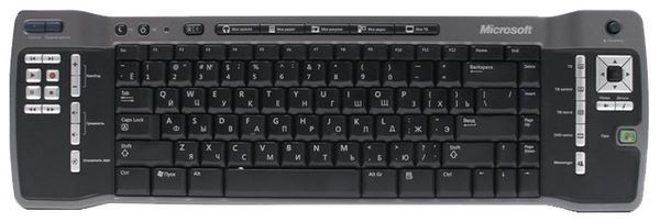 Microsoft Remote Keyboard Media Center Edition Irda Black