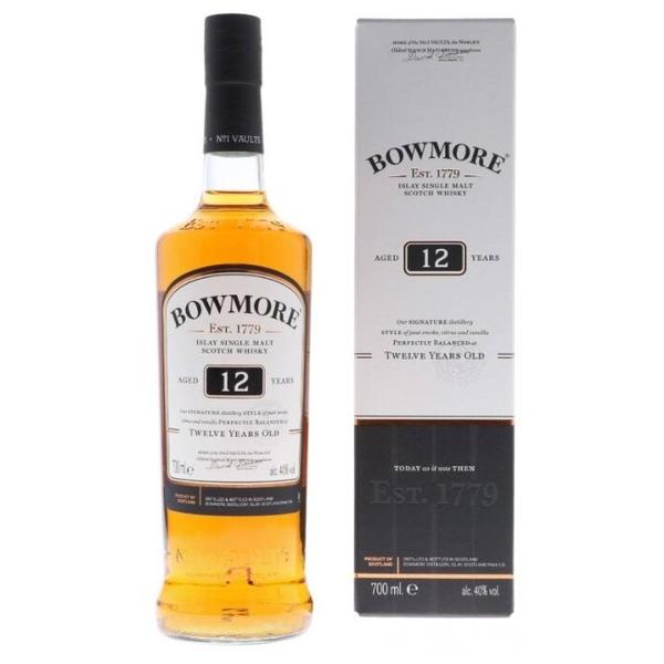 Виски Bowmore 12 лет, 0.7 л, подарочная упаковка