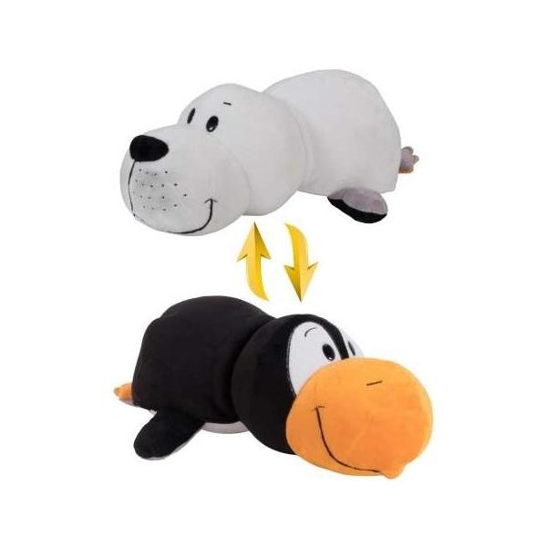 Мягкая игрушка 1 TOY Вывернушка Пингвин-Морской котик 20 см