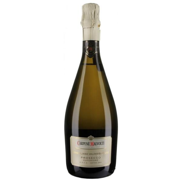 Вино игристое Carpene Malvolti Conegliano-Valdobbiadene Prosecco Superiore Extra Dry 0,75 л