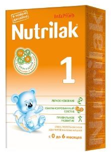 Nutrilak (InfaPrim) 1 (с 0 до 6 месяцев) 350 г