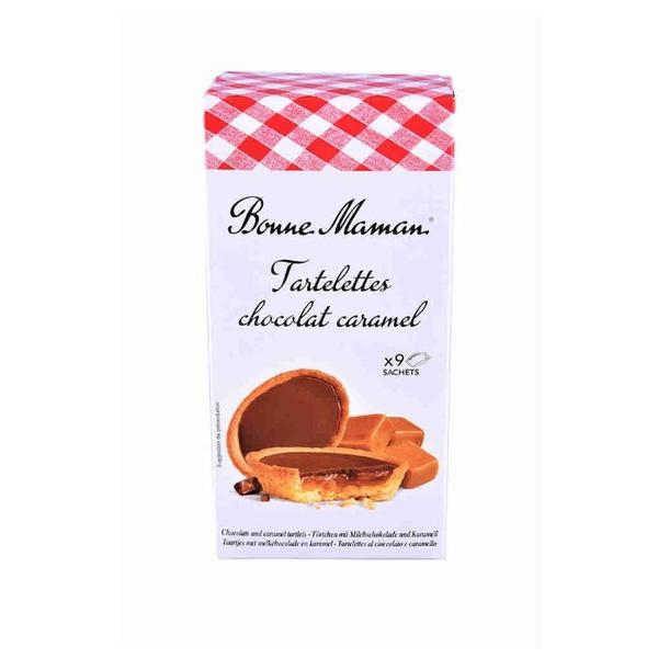 Печенье Bonne Maman Tartelettes с шоколадно-карамельной начинкой 135 г