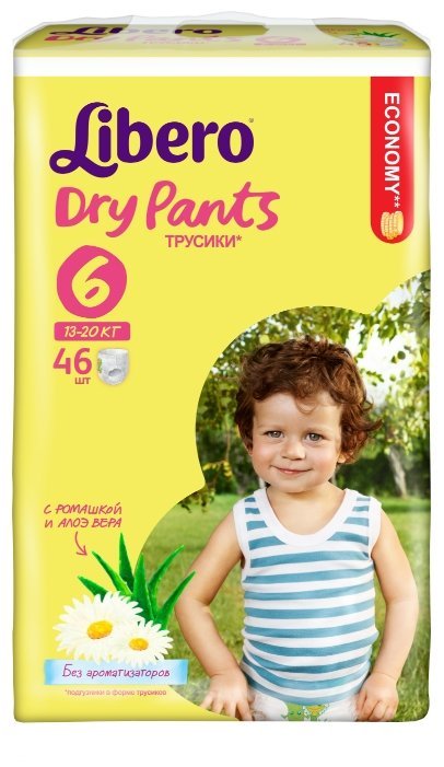 Libero трусики Dry Pants 6 (13-20 кг) 46 шт.