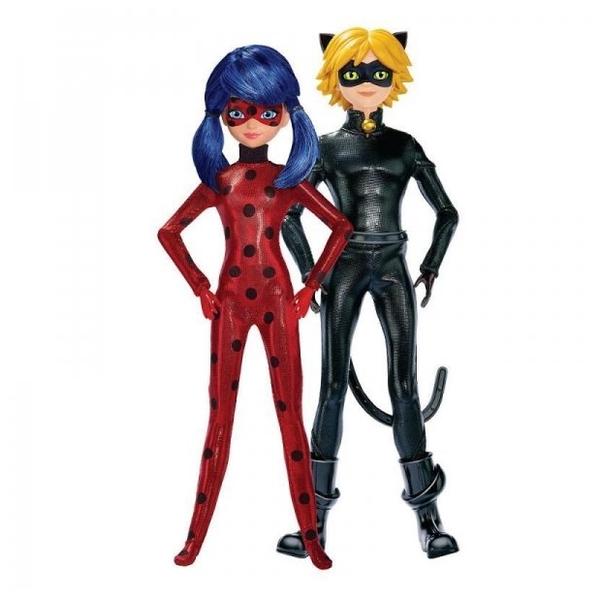 Набор кукол Bandai LadyBug & Cat Noir Леди Баг и Супер-Кот, 27 см, 39810