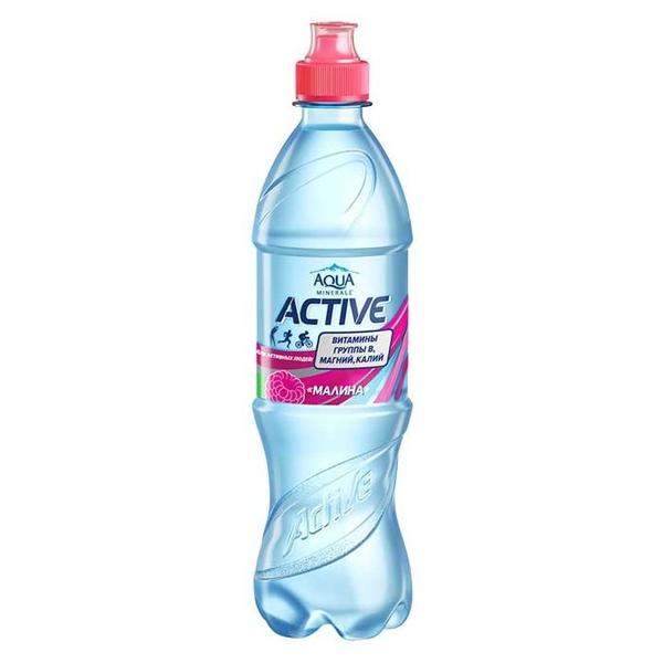 Вода питьевая Aqua Minerale Active негазированная Малина, спорт ПЭТ