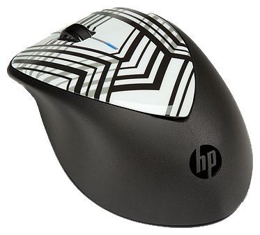 HP H2F41AA X4000 Zebra Fade Mouse Black-White USB
