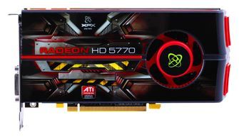 XFX Radeon HD 5770 850Mhz PCI-E 2.0 1024Mb 4800Mhz 128 bit 2xDVI HDMI HDCP