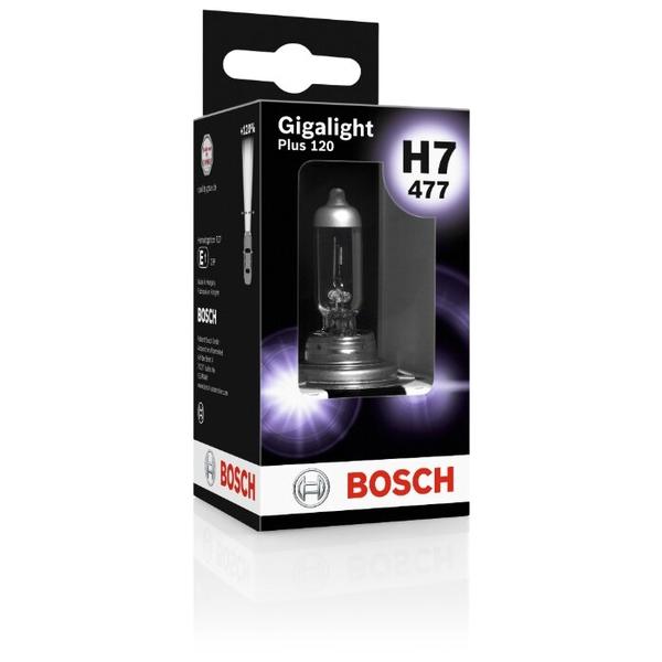 Лампа автомобильная галогенная Bosch Gigalight Plus 120 1987301170 H7 12V 55W 1 шт.