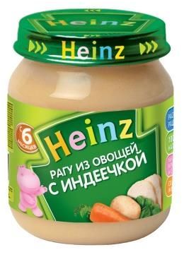 Heinz Рагу из овощей с индеечкой (с 6 месяцев) 120 г
