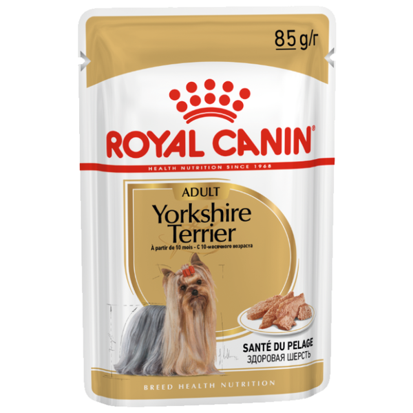 Корм для собак Royal Canin Йоркширский терьер для здоровья кожи и шерсти 85г