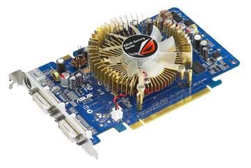 ASUS GeForce 8600 GT 540Mhz PCI-E 256Mb 1400Mhz 128 bit 2xDVI TV HDCP YPrPb