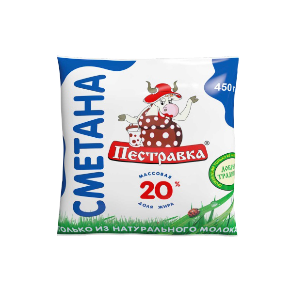 Пестравка Сметана 20%