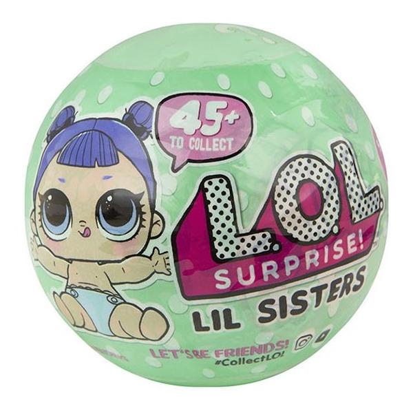 Кукла-сюрприз MGA Entertainment в шаре LOL Surprise 2 LIL Sisters, 5 см, 548850