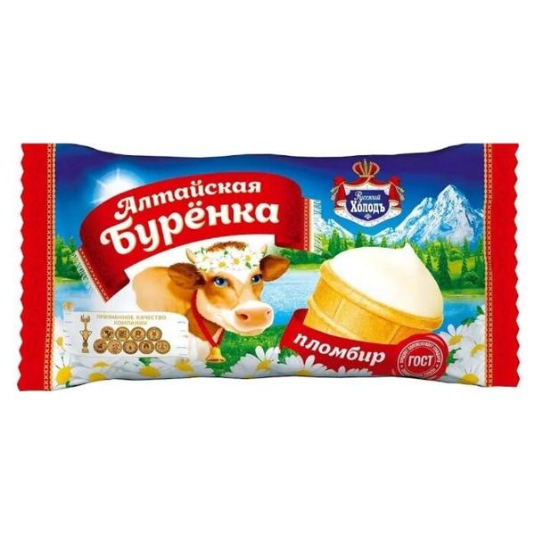 Мороженое Русский Холодъ пломбир Алтайская Буренка, 90 г