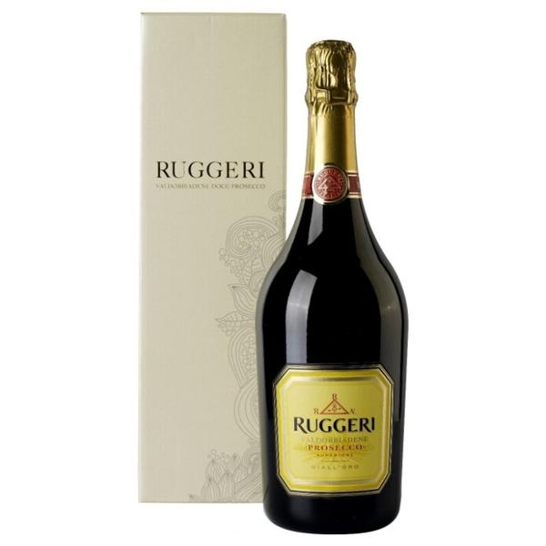 Игристое вино Ruggeri, Prosecco Valdobbiadene Giall'Oro DOCG, gift box 0,75 л