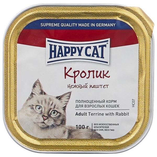 Корм для кошек Happy Cat с кроликом 100 г (паштет)