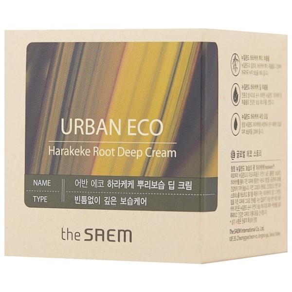 The Saem Urban Eco Harakeke Root Deep Cream Глубоко увлажняющий крем для лица с экстрактом новозеландского льна