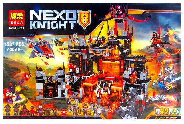 BELA Nexo Knight 10521 Логово Джестро