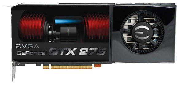 EVGA GeForce GTX 275 633Mhz PCI-E 2.0 1792Mb 2268Mhz 448 bit 2xDVI TV HDCP YPrPb