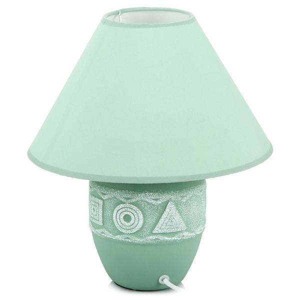 Настольная лампа Lucia Геометрия D1902 зеленая