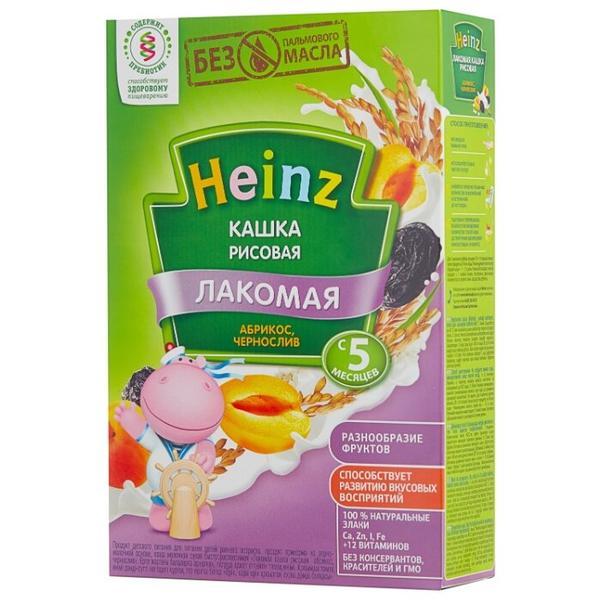 Каша Heinz молочная Лакомая рисовая с абрикосом и черносливом (с 5 месяцев) 200 г
